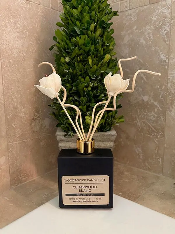 Cedar Wood Blanc Luxury Reed Diffuser