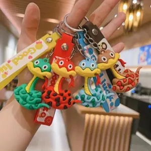 3pcs Creative Snake Pendant Keychain, Cute Cartoon Zodiac, Lucky Snake Year Pendant, Backpack Hanging Decoration, Accessories Gifts