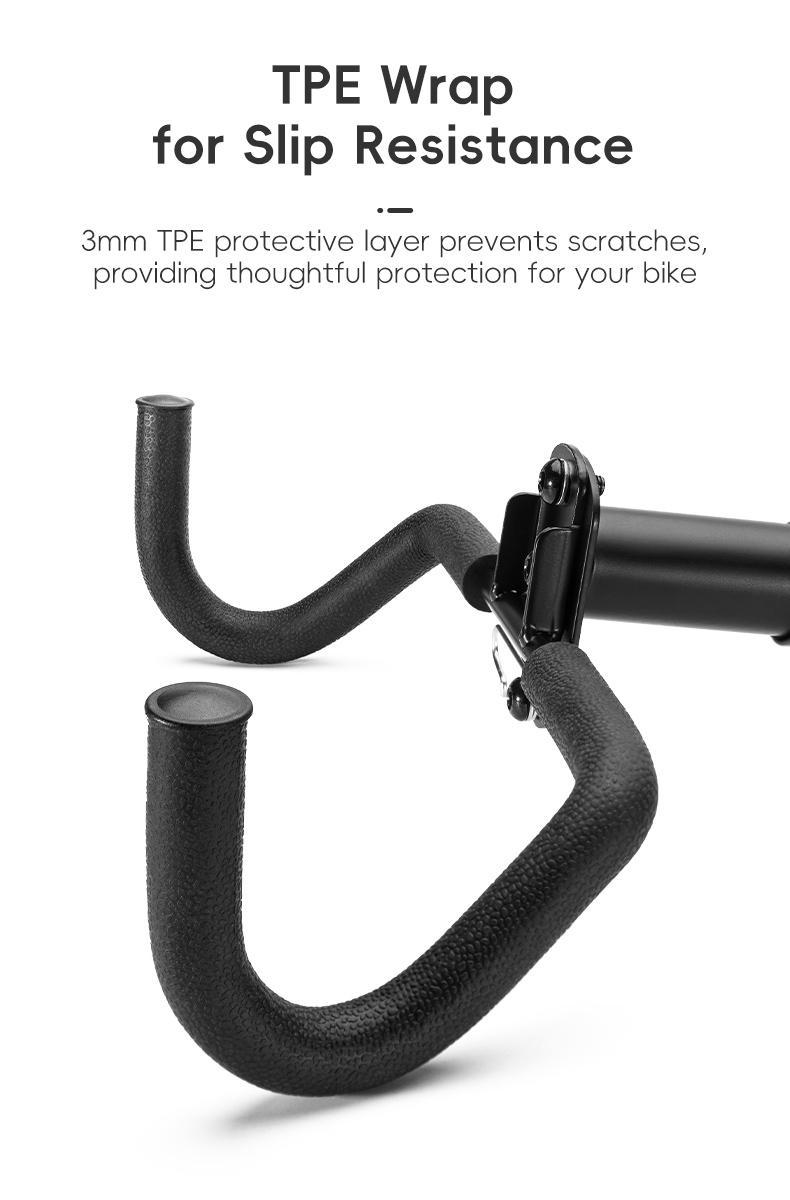 ROCKBROS Bicycle Wall Mount Sturdy Bicycle Holder Adjustable Up to 15kg