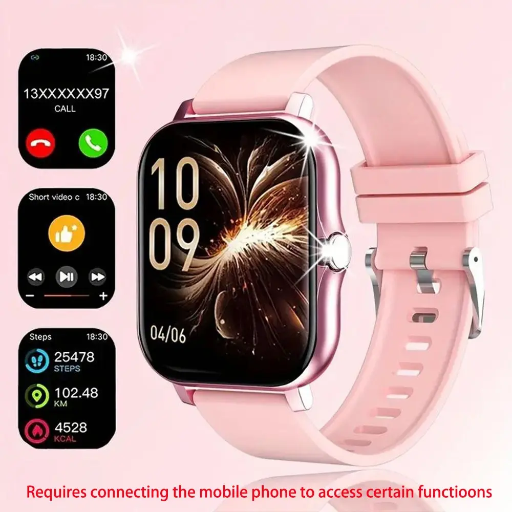 SIMSONLAB Multifunctional Touchscreen Sports Tracking Smartwatch, Digital Wristwatch with Weather Forecast & Music Control Function, Sports Smart Watch for Women & Men, Ideal Gift(Requires connecting mobile phone to control music & call) SIMSONLAB Multifunctional Touchscreen Sports Tracking Smartwatch, Digital Wristwatch with Weather Forecast & Music Control Function, Sports Smart Watch for Women & Men, Ideal Gift(Requires connecting mobile phone to control music & call)
