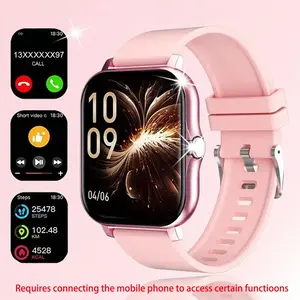 SIMSONLAB Multifunctional Touchscreen Sports Tracking Smartwatch, Digital Wristwatch with Weather Forecast & Music Control Function, Sports Smart Watch for Women & Men, Ideal Gift(Requires connecting mobile phone to control music & call)