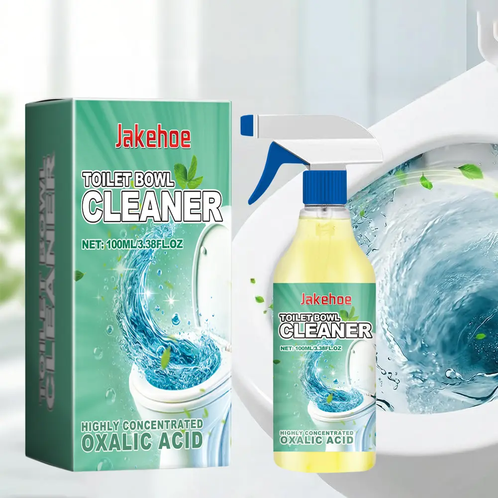 Toilet Bowl Cleaner Bathtub Cleaning Foam Oxalic Acid Cleaner Removes Stains & Odors Expands to Clean Hard-to-Reach Areas Multipurpose Bathroom Cleaning Spray