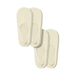 Merino Wool No Show Socks 4-Pack