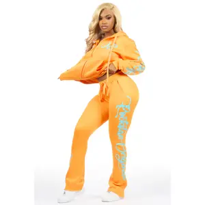 Nakesha Orange Stacked Track Set