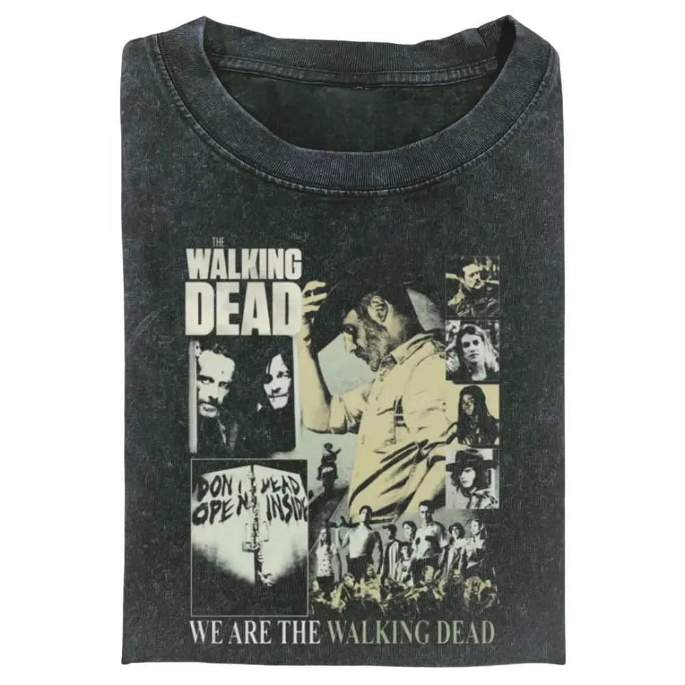 The Walking Dead Vintage T-Shirt, Movie Shirt, Classic Horror TV Series Tee, Funny Movie Fan Top, Unisex Soft Crew, Gift for Men, Gift for Women, Crew Neck T-shirt, Trending T-shirt