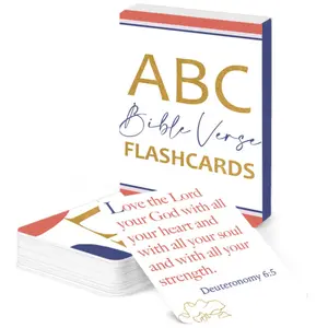 Bible Verse Cards, ABC Scripture Flashcards