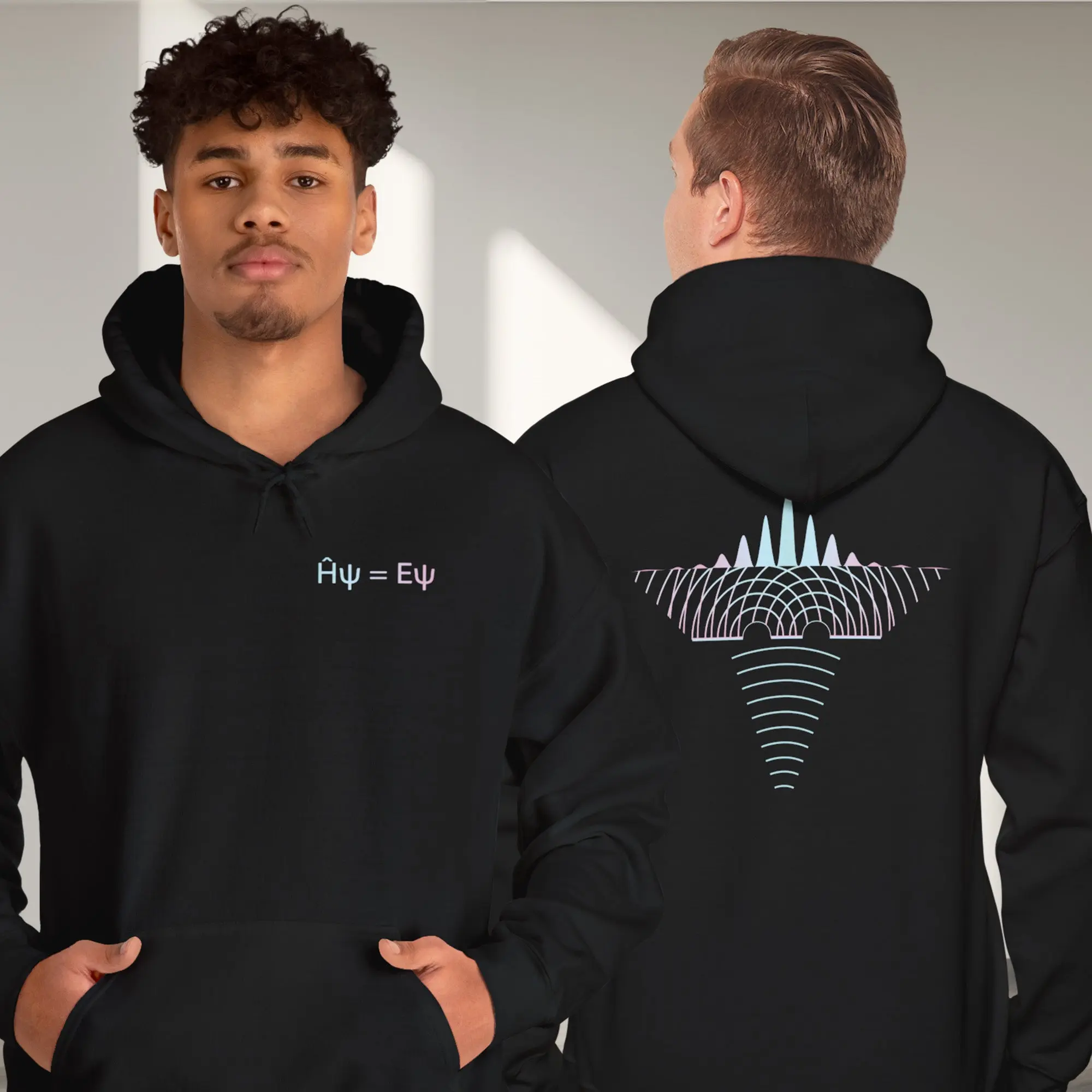 Double Slit Experiment Hoodie - Quantum Physics Merch - Science Clothing