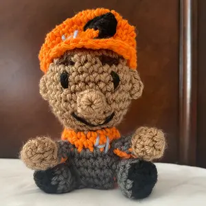 Mini Lando Norris crocheted amigurumi dol Dolls Stuffed Animal