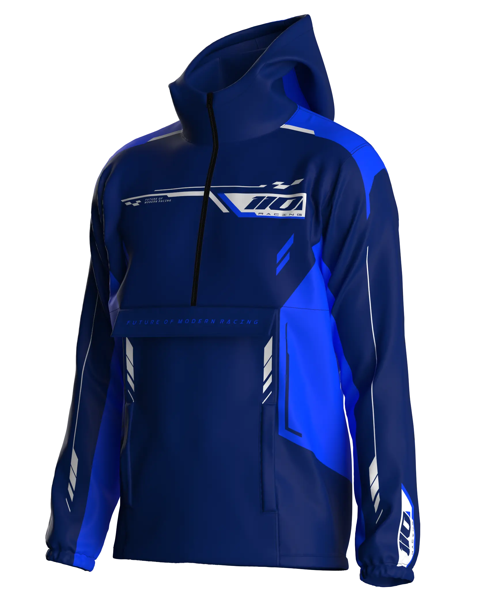 110 RACING // HEATWAVE SERIES ANORAK YOUTH WINDBREAKER - DEEP OZONE