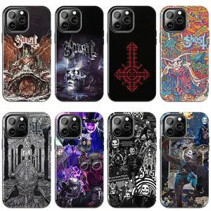 8 Styles Ghost Band Phone Case, Compatible with iPhone X, 11, 12, 13, 14, 15, 16, 17 & more