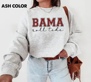 [Sale Up To 45%] BAMA Alabama Roll Tide Sweatshirt, Vintage Retro College Game Day Crewneck Unisex, Gift for Fans
