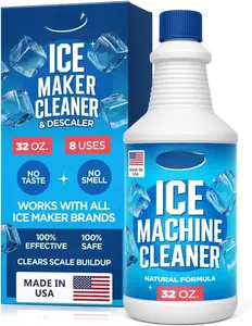 Ice Machine Cleaner and Descaler 32 oz | Ice Maker Cleaner for  Brands; Opal, Scotsman, Manitowoc, Affresh, etc. Countertop Icemaker Cleaners Solution | Icemaker Cleaners and Descaler  !