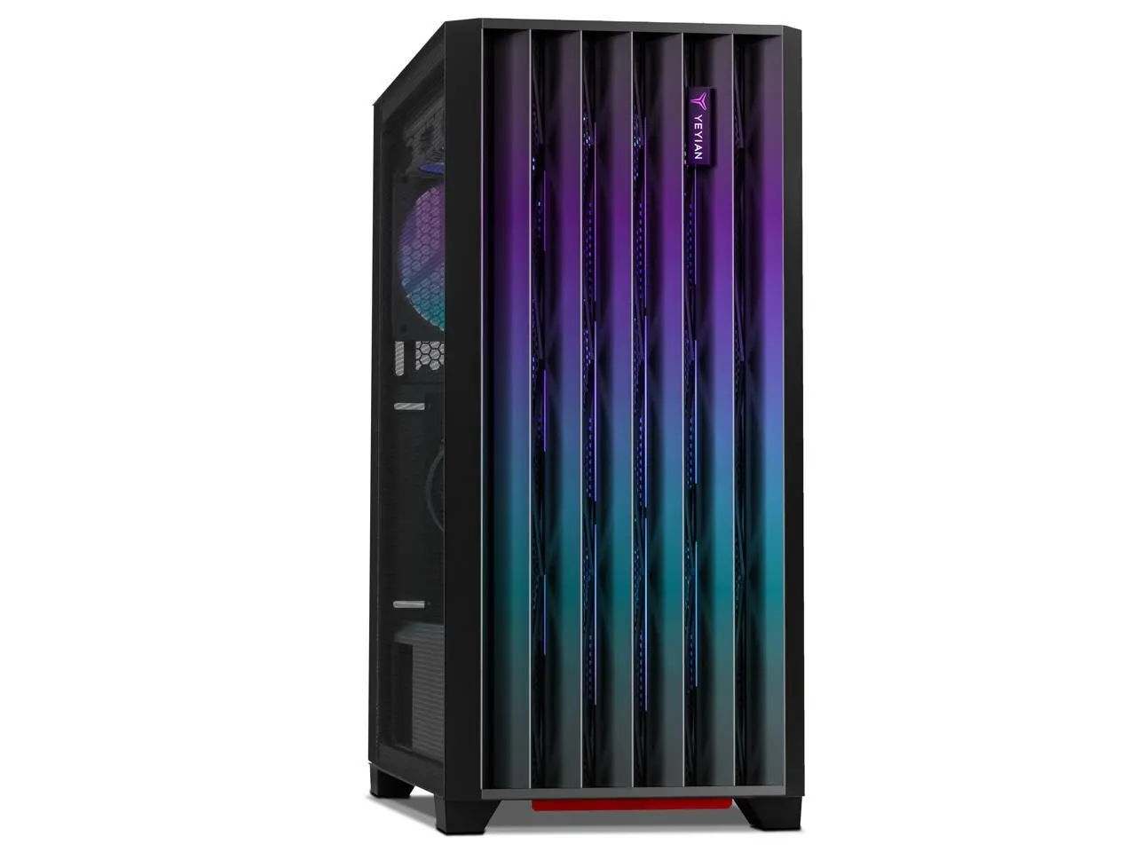 Yeyian Gaming Desktop PC PHOENIX Iron Mesh AMD Ryzen 7 9700X GeForce RTX 5070 – AI Powered 32GB DDR5 6000MHz RGB 1 TB NVMe SSD 240mm AIO Windows 11 Home - YPA-PM970XC-5701N
