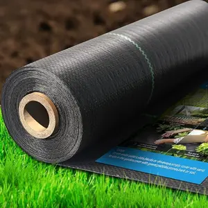 Weed Control Fabric Roll 10m, UV Resistant Breathable, Garden Vegetable Yard Landscape Beautification, Easy Installation