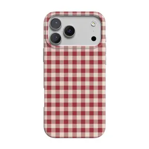 Casely iPhone 17 Pro Max Case | Sweet Jam | Red Gingham | Compatible with MagSafe | Classic Ultra Thin Design
