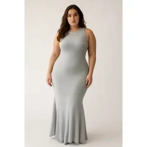 Grey Mermaid Maxi