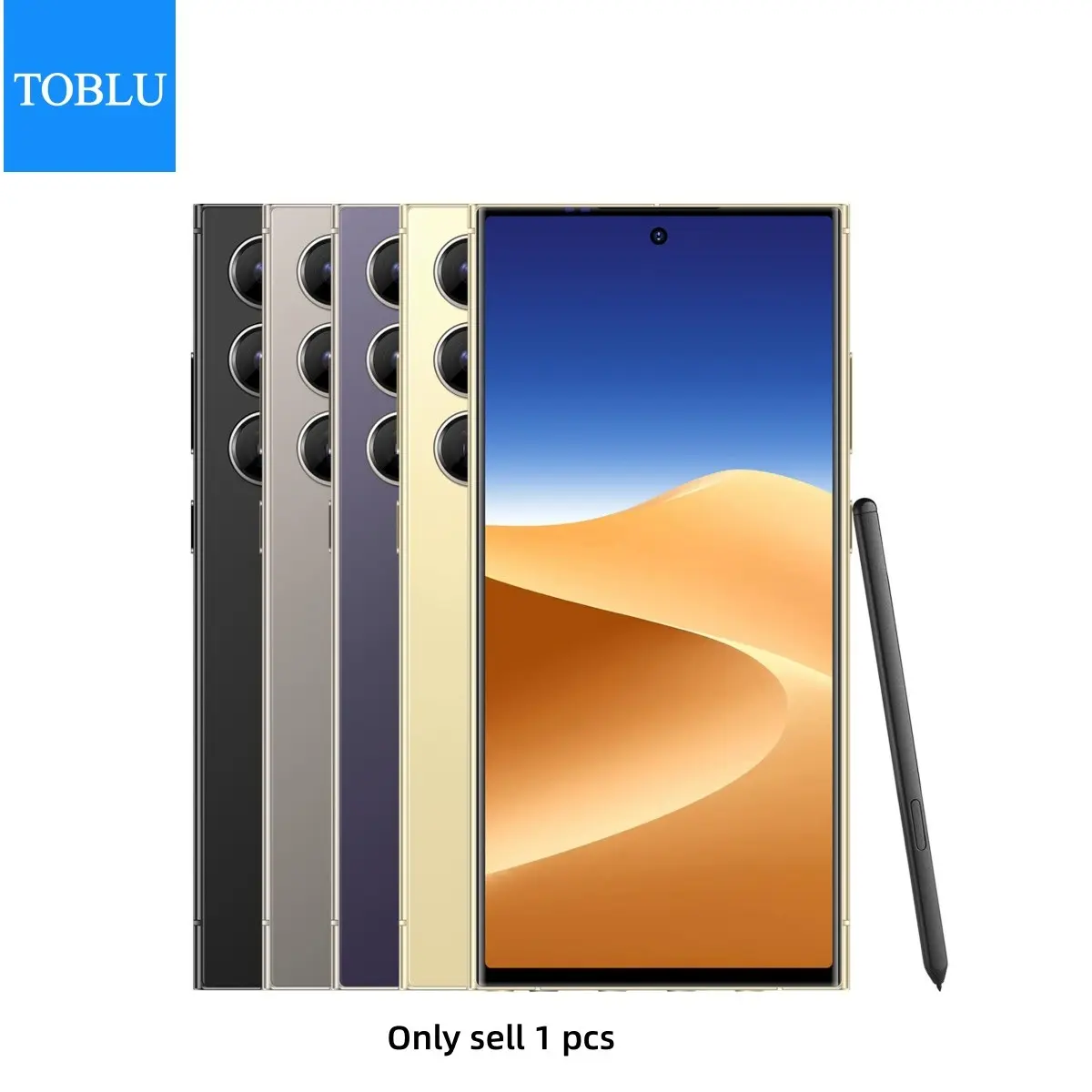 TOBLU-S24 PRO unlocks global 4G, eight core, Octa Core Smartphone, dual card dual standby Android Smartphone, Android mobile phones, 6.8-inch high-definition display, 6GB RAM+64GB storage, 4100mAh battery, front 8MP+rear 20MP pixels, stylus function, GPS