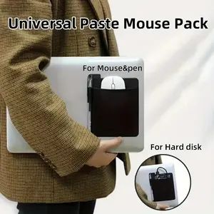 Portable External Fabric Hard Drive Case, Lightweight Elastic Canvas Material, Organiser, Ideal for Computer Accessories, Batteries, Wireless Mice, Cables, Earphones