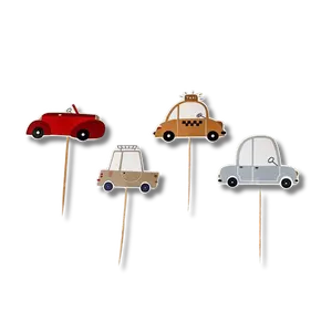 Car Cupcake Toppers (8pcs)