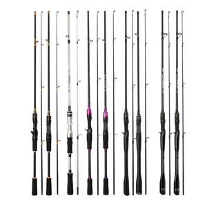 ML Grade Fiberglass Fishing Lure Rod, Spinning or Casting Handle, Plug-in Design for Fishing Lure Use