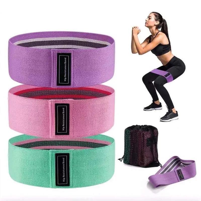 Resistance Hip Booty Bands for Glute & Thigh Workouts, Resistance Band, Workout band  – Elastic Loop Bands for Squats & Fitness Training