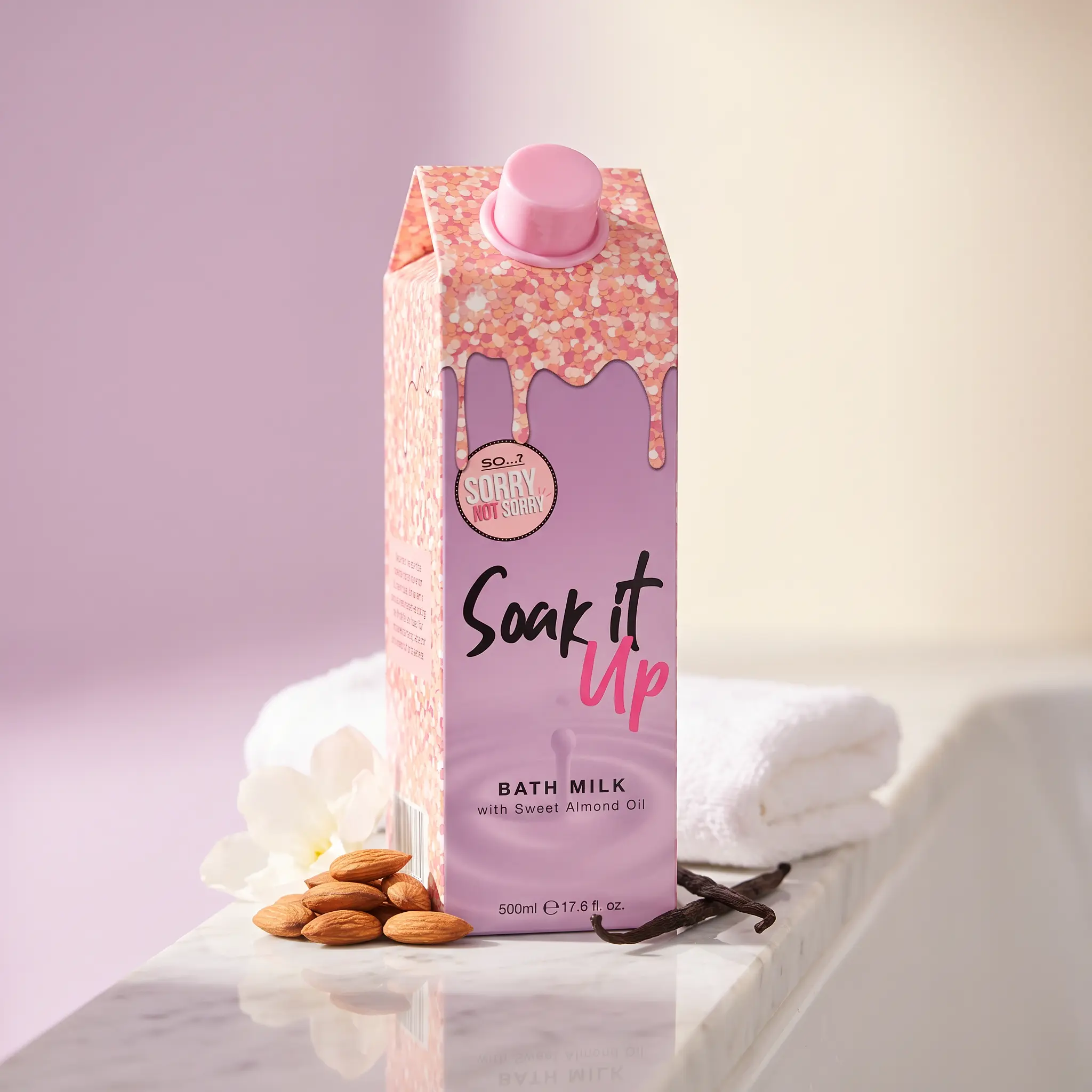 Sorry Not Sorry Soak It Up Bath Milk by So…? for Women - 17.6 oz Bath Milk