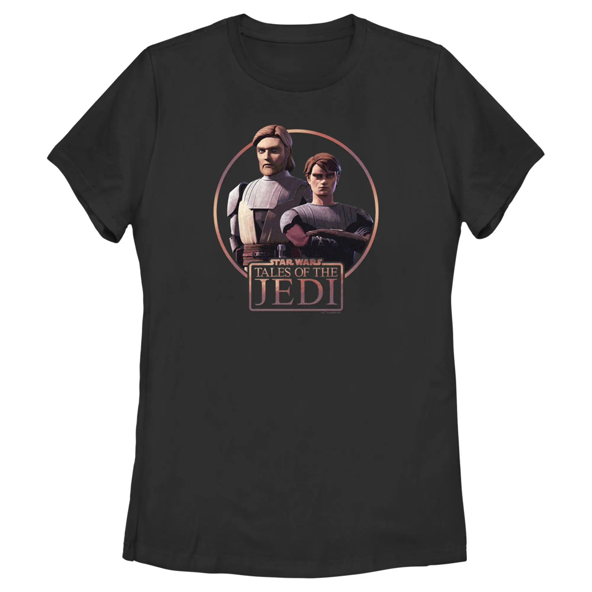 Women's Star Wars: Tales of the Jedi Anakin Skywalker and Obi-Wan Kenobi T-Shirt