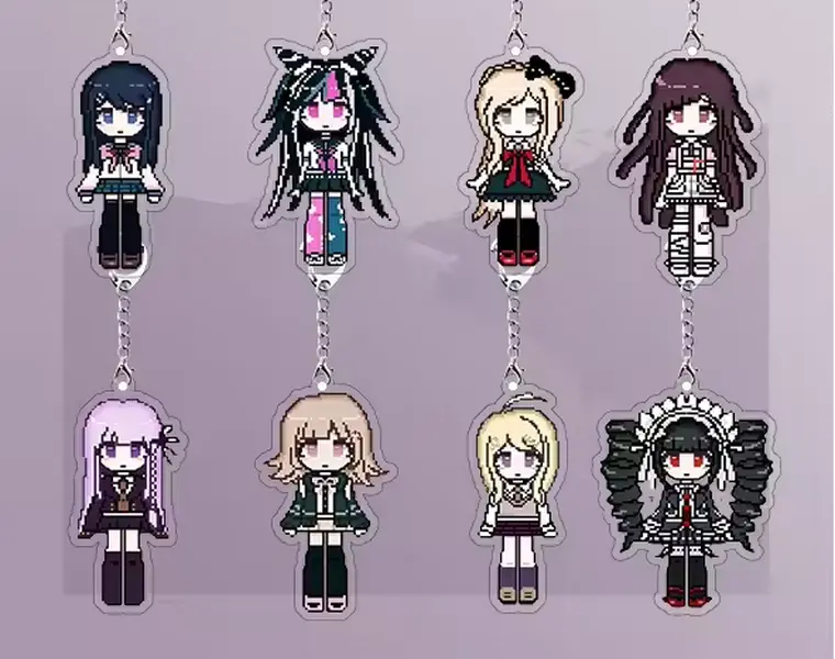 Danganronpa Pendant Keychain , Great For Daily Use Or As Thoughtful Little Gifts For Your Friends And Yourself