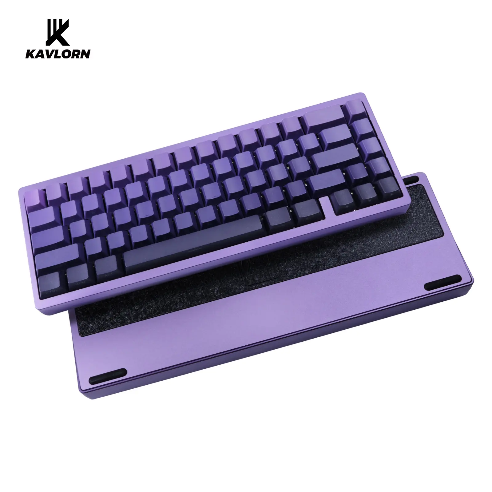 KAVLORN 67 Tri-Mode Wireless Mechanical Keyboard,Aluminum CNC 67 Keys,Gasket Mount,Hot Swappable,RGB,BT5.0,2.4G Receiver Storage,USB-C Wired