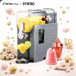 Make Valentine’s Day Sweeter  SYINTAO 2-in-1 Slushie & Soft Serve Machine | Auto-Clean | 6 Preset Modes | One-Touch Refreshing Drinks at Home | Compact, Easy & Always Ready for a Cool Treat (24-Hour On-Call)