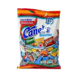 Canel's Chicle Miniatura - Small Chewy Gums with Peppermint Fruits Spearmint Cinnamon Orange Eucalyptus Rum & Anise Flavors