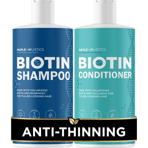 Biotin Shampoo and Conditioner Set