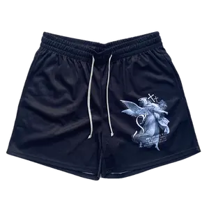 Strength Through Christ Mesh Shorts - Black