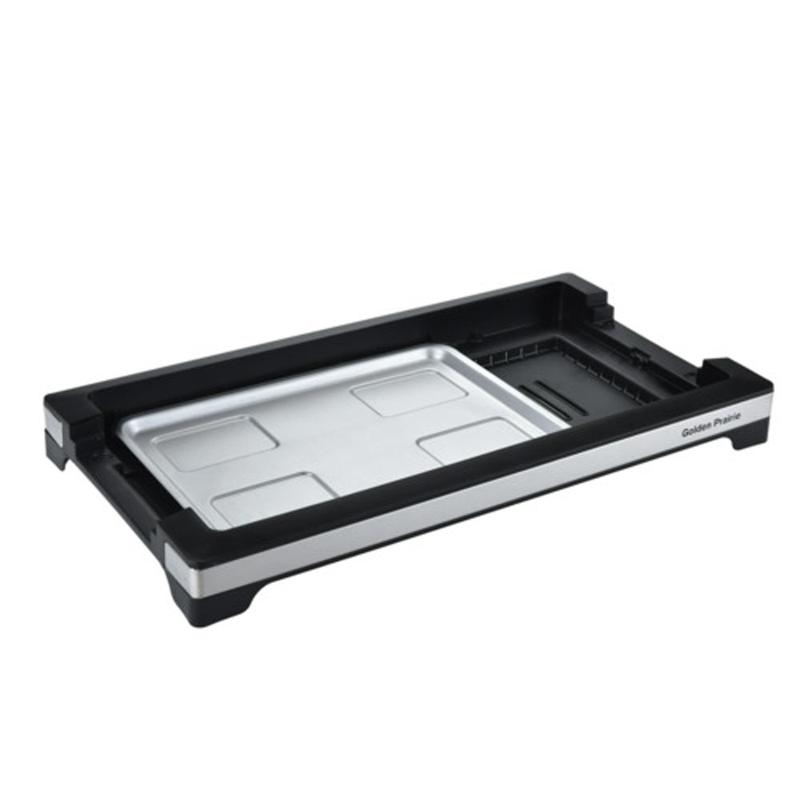 1800W Nonstick Grill & Griddle ,2-In-1 Smokeless Indoor Electric BBQ Grill - Portable Electric Barbecue , 23.5" X 12.5" X 3.2" Fast Heat Up BBQ Grill, Nonstick Cooking Plate, Temperature Control,