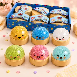 Glitter Dumpling Squishy Toy - Soft Slow-Rebound Stress Relief Fidget Beanbag for Party, Daily Relaxation
