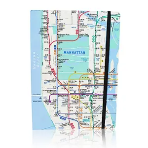 New York MTA Subway Train Map Themed Journal (Lined) | New York City Souvenir | NYC Souvenir Travel Gift