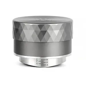 CrossCreek 51mm Espresso Distributor | Adjustable Depth Distribution Tools Fits 51mm De'Longhi Portafilter | Stainless Steel Coffee Distributor | Espresso Machine Accessories for Coffee Bar