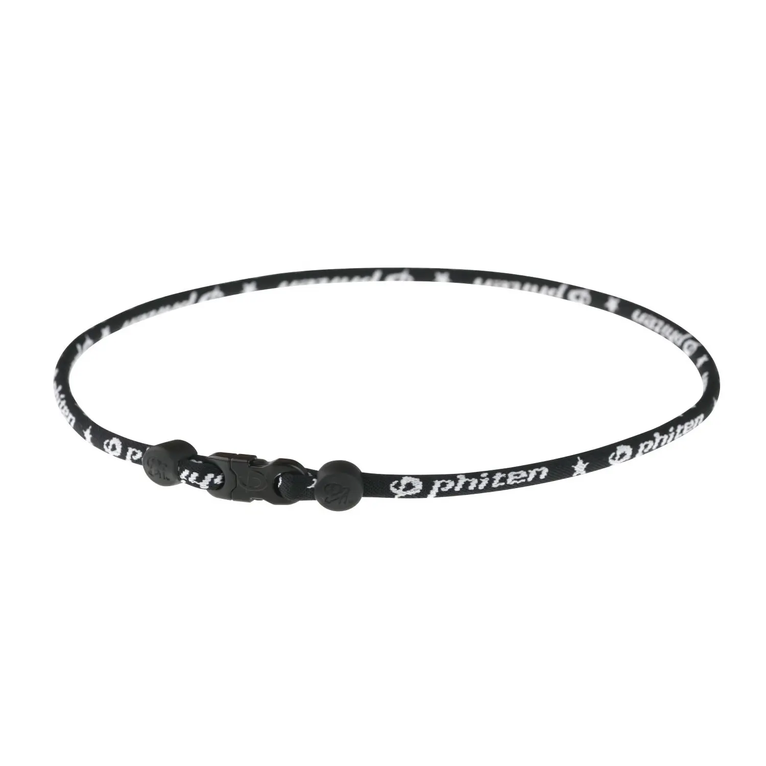 Phiten Titanium Classic Necklace - Sports Necklace with Aqua-Titanium Technology for Neck and Shoulder Tension - Elastomer Core with Micro Titanium Spheres