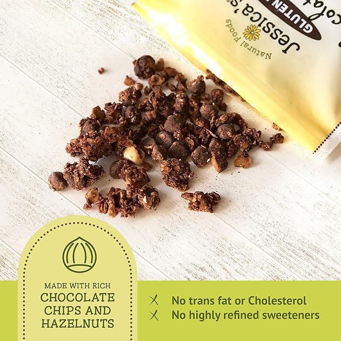 Jessica's Granola Snack Bag Variety Pack - 12 Pack | 2 of each flavor | 2 oz. Bags | Gluten-Free | Non-GMO | No Artificial Flavors or Preservatives | Perfect for On-the-Go Snacking