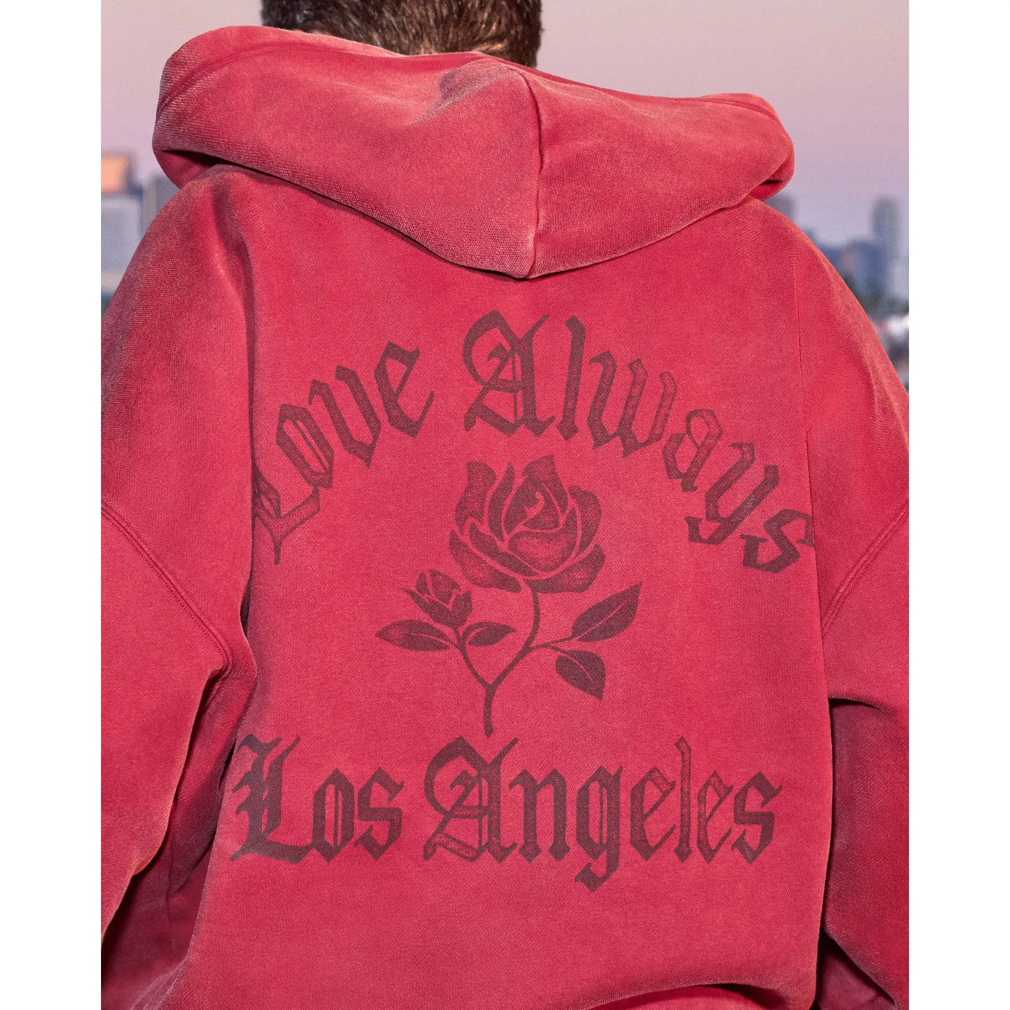 Hollister Feel Good Boxy Zip-Up Graphic Hoodie