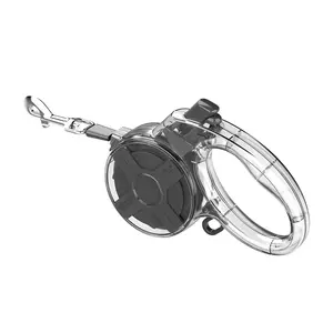 Retractable Dog Leash 13 Feet for Small Dogs and Cats, Strong Nylon String with Smooth Extension, One-Button Brake and Comfortable Grip Design