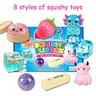 8-Piece Slow Rise Squishy Bundle - Sensory Fidget Squeeze Stress Balls, Assorted Styles Kids/Adults Decompression Toys, Home Decor Accent Birthday Gifts