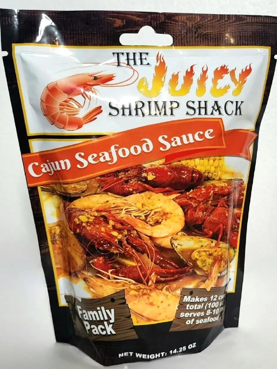 Juicy Shrimp Shack Cajun Seafood sauce, Cajun Dipping Sauce, Cajun Seasoning Sauce Mix, seafood boilundefined