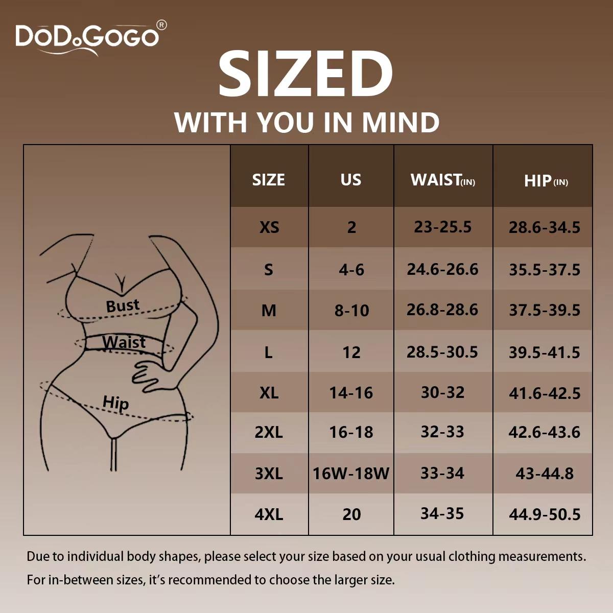 DODOGOGO Tummy Control Shapewear - High Waisted Seamless Body Shaper Panties for Summer Cooling Womenswear DODOGOGO Tummy Control Shapewear - High Waisted Seamless Body Shaper Panties for Summer Cooling Womenswear