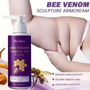 Bee Venom Sculpting Cream, Firming & Moisturizing with Natural Bee Venom & Collagen, Hypoallergenic Formula, for Arms, Thighs, Abdomen & Buttocks, Suitable for All Skin Types