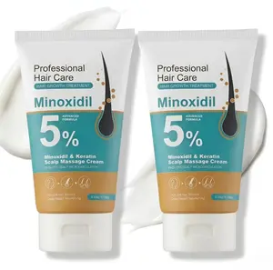 5% Minoxidil & Keratin Scalp Massage Cream for Hair Growth Treatment Men Women Nano Foam Essence Fast Regrowth Prevent Loss