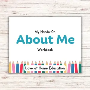 Personal Information Workbook - All About Me Growing Up Book for Learning at Home