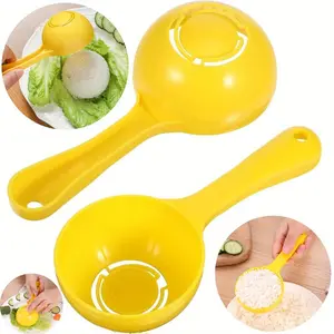 Non-Stick Rice and Vegetable Roll Mold Spoon | Creative Hemispherical Plastic Design, Pressable for Easy Shaping