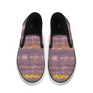 Purple Sunset Tie Dye Slip On Sneakers