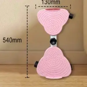 AMLANG Women's Waist Twisting Board with Loop Resistance Bands Ab Machine Home Noiseless Balance Board Exercise Equipment Home Gym ab Workout Machine ABS Balance Board Outdoorfun Abdominal Workout Fitness Accessories Core